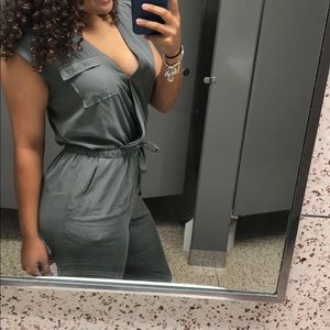 Gray Jumpsuit